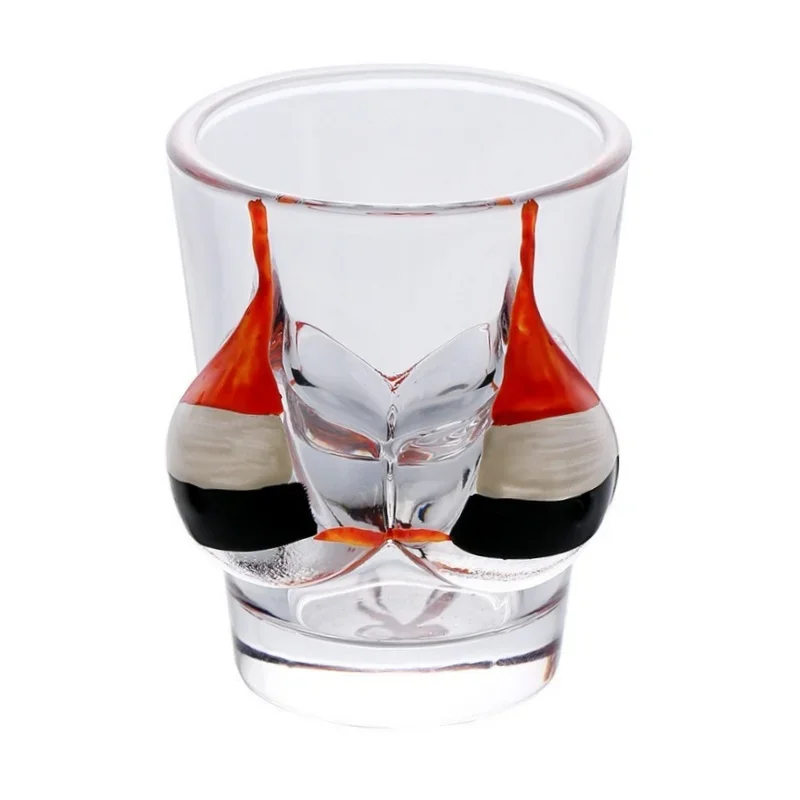 Creative Hand Painted Shot Glass 50ml Thickened Glass Vodka Shochu Cocktail Wine Home Bar Fashion Drinking Utensils wine glass,drinking glasses