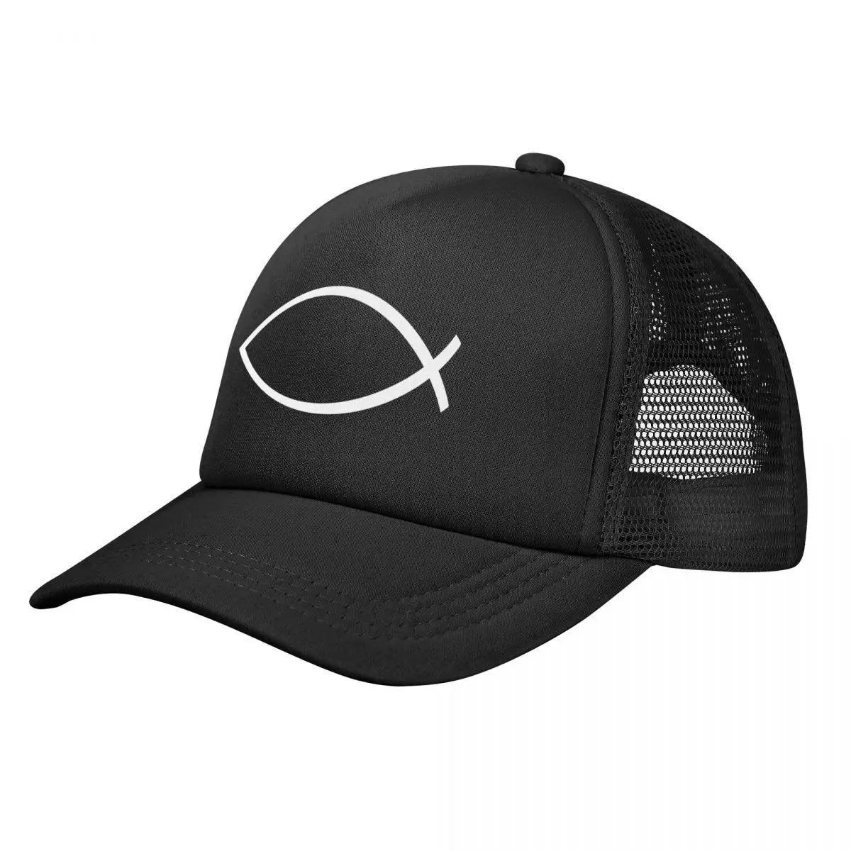 

Jesus Fish Unisex Adult Mesh Baseball Cap for Spring and Summer