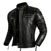 2025 first-layer cowhide, genuine leather jacket, stand-up collar trendy jacket, protective rider 6