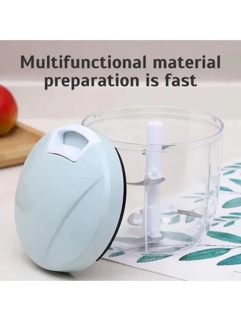 Trita Aglio Manuale In Acciaio - Tritatutto Per Erbe E Noci - Foto 13