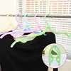 1/5pcs Folding Coat Hanger Colorful Plastic Coat Hanger Travel Backpack Saving Space Bedroom Cabinet Non-slip Coat Hanger 2