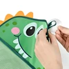 Baby Bath Toy Storage Bag Suction Cup Fixed Design Cute Cartoon Dinosaur Frog Animal Shape Children's Bathroom Grid Storage Bags 3