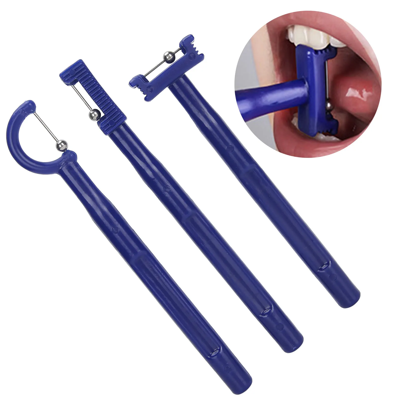 Tongue Exercise Tool 3pcs Tongue Tip Exercise Tool Tongue Tip Lateralization Lifting Oral Muscle Training Set New