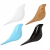 1Pc Creative Bird Shape Wall Hooks Home Decoration Storage Resin Wood Grain Storage Rack Bedroom Door After Coat Hat Hanger Hook 6