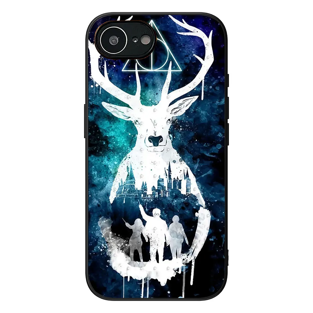Whimsical Owl & Wand Poster Art Phone Case Cover