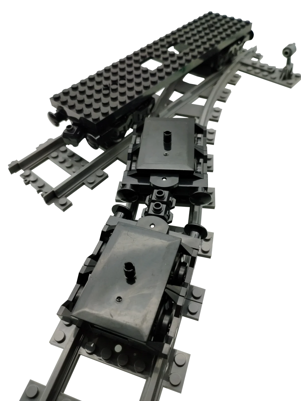 MOC City Creative Train Base Wheel Carriage Building