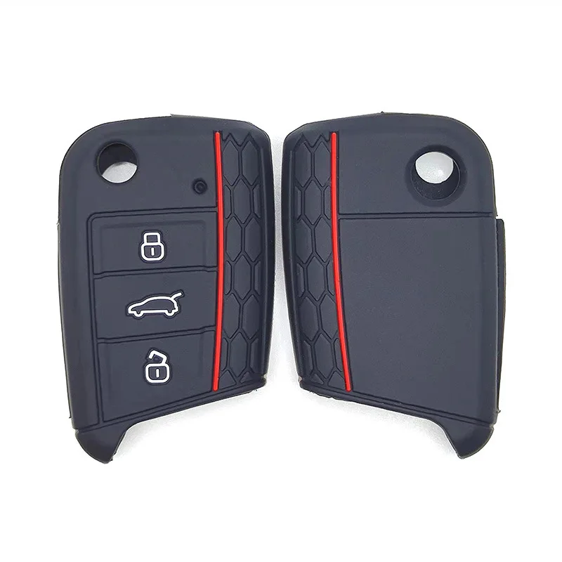 Key Case Cover for VW Golf 7 MK7 VII Tiguan Polo Skoda Octavia A7 Kodiaq Seat Ateca Leon