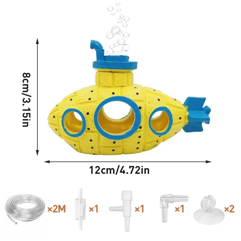 Aquarium Resin Castle Decoration Hideouts Stone Cave Hide House Fish Tank Accessories Rq141d