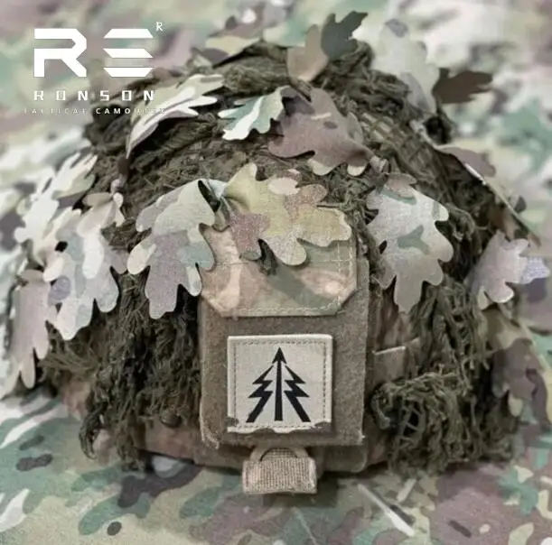 Military Helmet Cover Hide Camouflage MC Chinese DIY 30 Piece Leaf