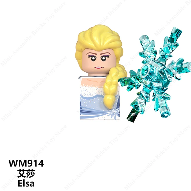 Disney Mini Action Toys Figures Building Blocks Cartoon Toy Story Mickey Mouse Winnie The Pooh Frozen Stitch Donald Duck Bricks 914