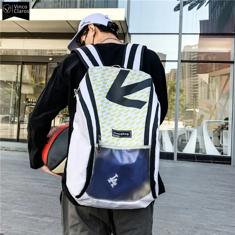 VC popularnej marki plecak męski moda odblaskowa torba koszykarska lekki  plecak szkolny Nylon dla chłopca plecak młodzieżowy - AliExpress