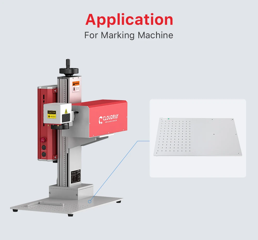 Ultra arayc Faser Markierung maschine Metall Arbeitstisch 350*550 Satelliten größe des Hub tisches für DIY 1064nm Faser markierung maschine Teil – Detail 4
