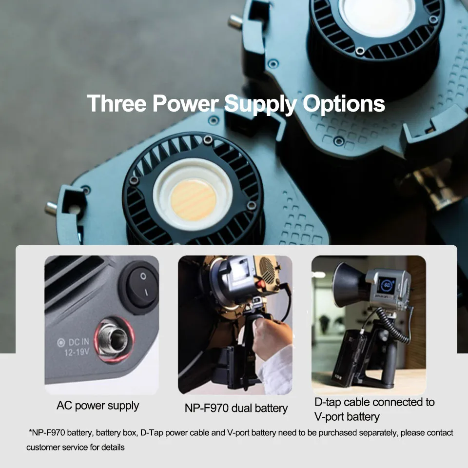 Amaran 60x S LED Video Light 65W 2700-6500K Bi-color 9 Lighting Effects Bluetooth App Control by Aputure 3