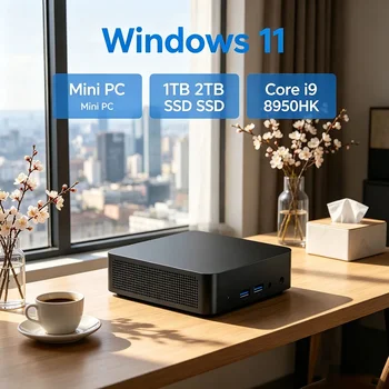 Apex Core i9 8950HK Mini PC Windows 11 Pro 32GB RAM 1TB/2TB SSD WiFi6 BT5.2 4K HD Study Gaming Office Computer 3 Years Warranty 1