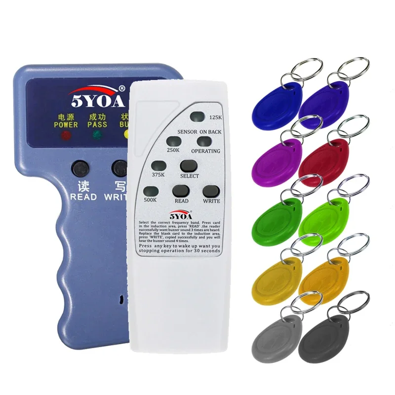RFID Card Reader Writer 5YOA 125KHz Frequency ID Tags Copier Duplicator
