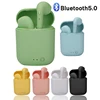 I12 Macaron Bluetooth Headset Matte Sports Binaural Wireless I12tws Bluetooth Headset 5.0 1
