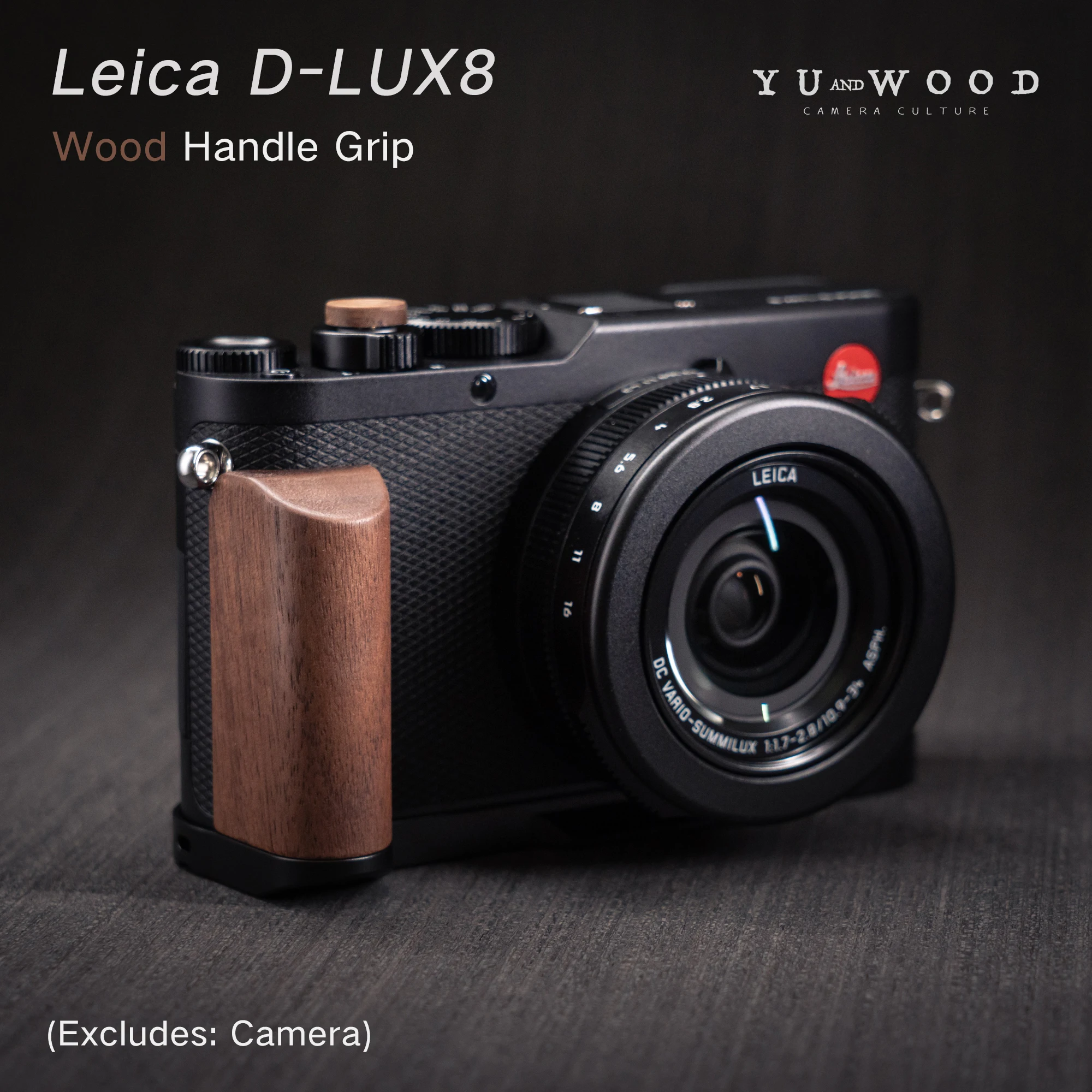 YUWOOD DLUX8 L-Shaped Mount Plate for Leica D-Lux 8 Arca-Swiss