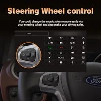Autoradio multimédia Android 16 Carplay Auto pour Ford Fiesta MK6 MK7 2008-2019, navigation GPS, autoradio stéréo 3