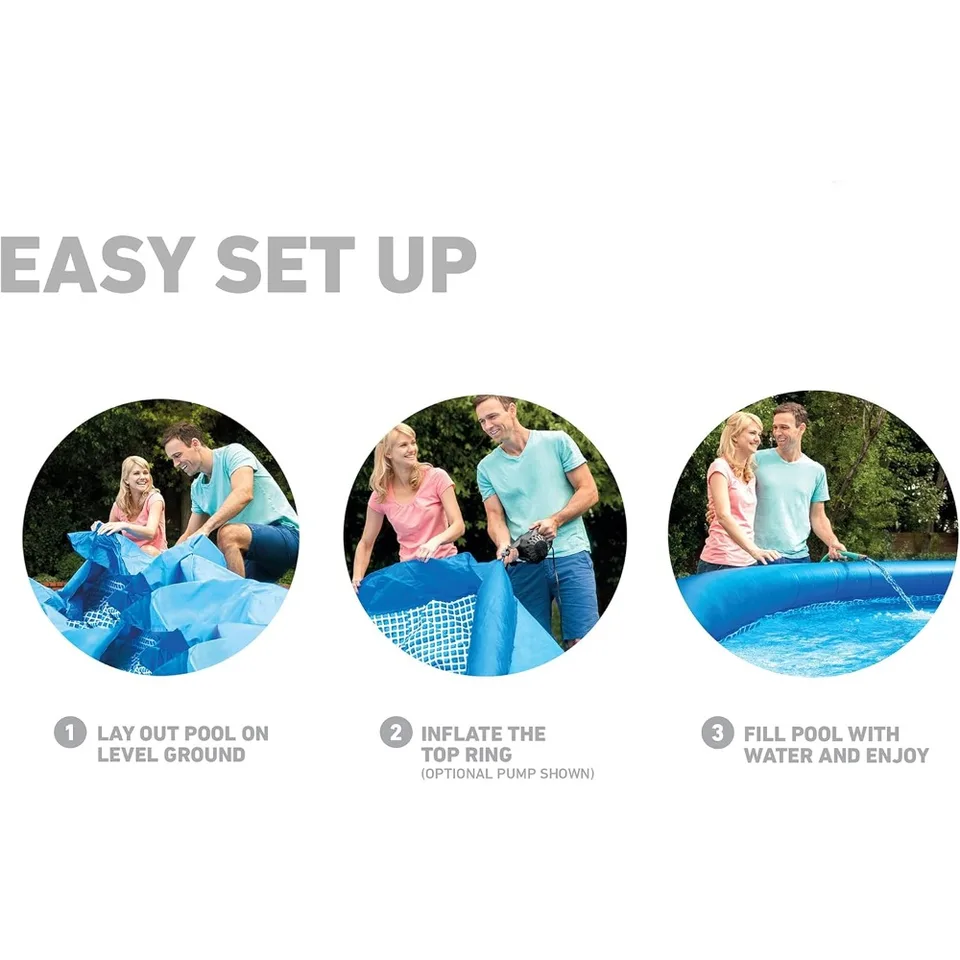 Easy Set Inflatable Swimming Pool with Filter Pump