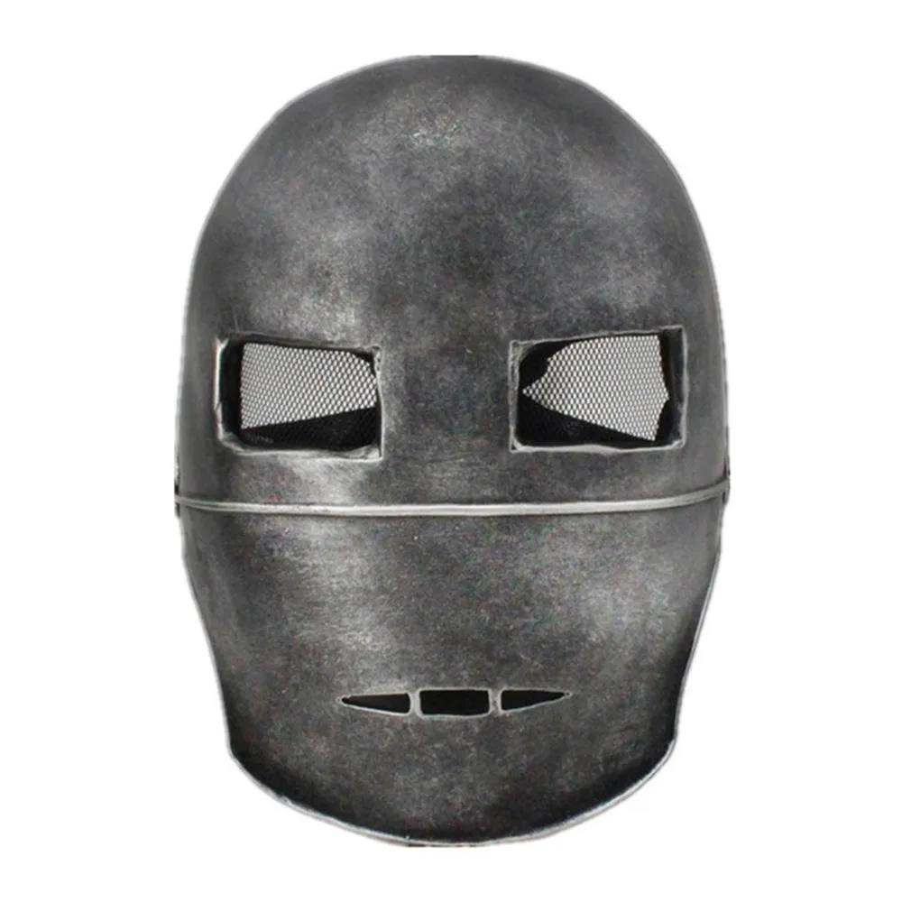 Silver Anime Mask Giorno Di Paga The Heist Mask Halloween Horror Robber Cosplay Mask Party Costume Puntelli
