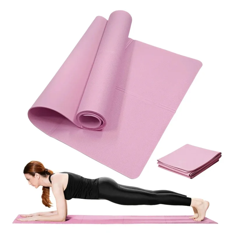 Premium 4mm Anti-Slip Yoga & Exercise Mat for Home Fitness and Pilates