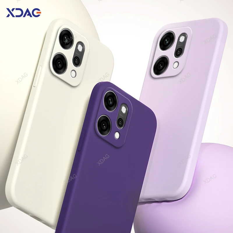 High-Quality Liquid Silicone Phone Case - Simple Straight Edge Design