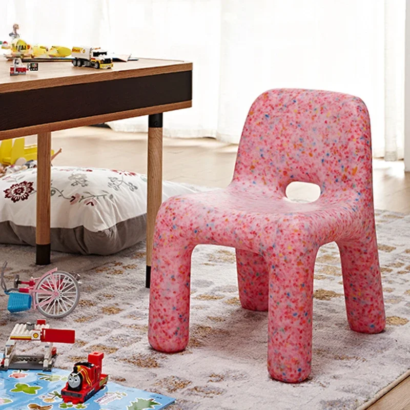 Simple and Cute Children's Chair Rotomolded Furniture Kindergarten Children's Stool Backrest Small Chair Leisure Outdoor Stool