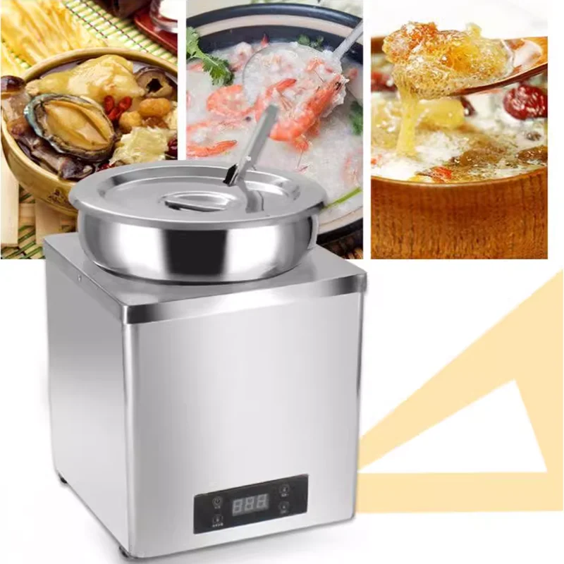 3L/7L Tapioca Pearl Warmer Machine Boba Insulation Pot for Milk Tea Shop Stainless Steel Food Warmer Pearl Cooker