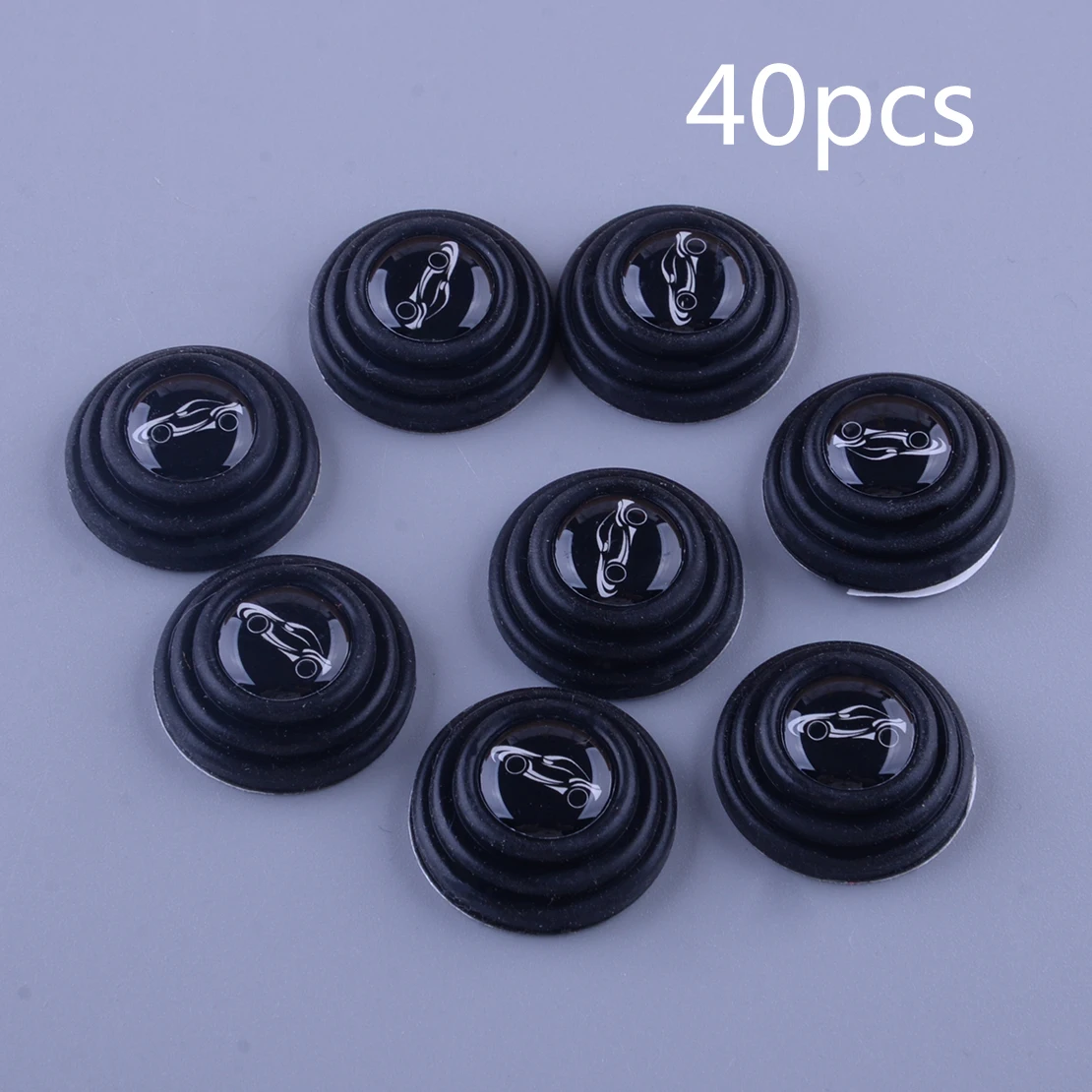 40pcs Car Door Shock Absorber Self Adhesive Shock Pad Collision