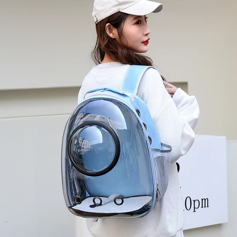 

High Quality Window Pet Cat Dog Carrying Breathable Transport Travel Bag Bubble Astronaut Space Capsule Carrier Puppy Backpack