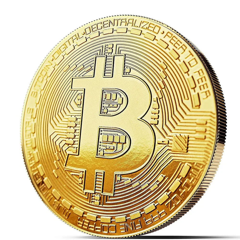 Moneda Conmemorativa Metal Moneda Conmemorativa Crypto Chapada En Oro -  Coleccionable O Regalo Para Amantes De Blockchain Moneda Metal Chapada Oro