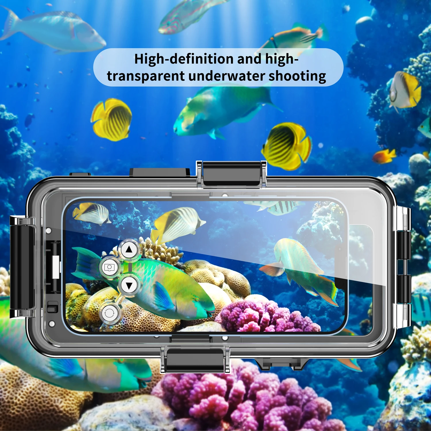 iphone 13 pro case leather 30M 98FT Universal Professional Diving Phone Case For iPhone 14 12 11 13 Pro Max XR X XS Max 8 Depth Underwater Waterproof Cover iphone 13 pro case leather