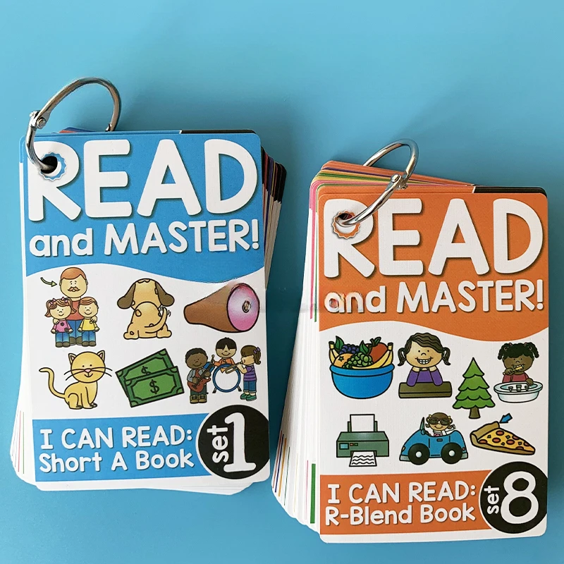 

67pcs Cards English Phonics Read and Master Fast Memory Home Kindergarten Pocket Chart Teaching Aids For Kids Preschool Learning