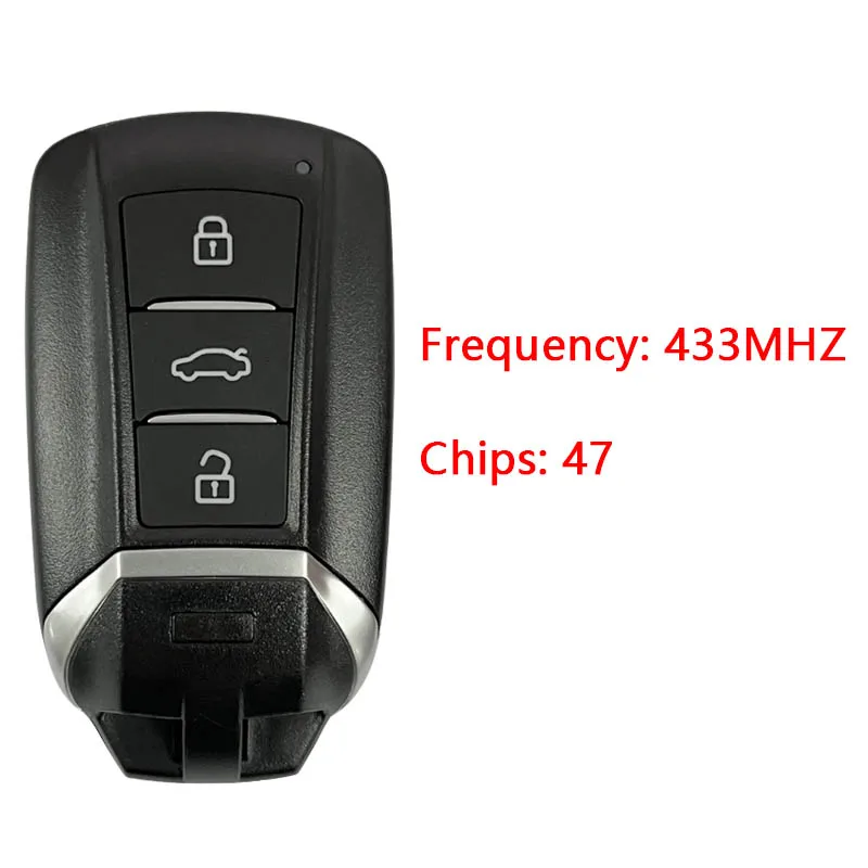 

Для Dofeng Smart key 3 button Hitag 47 chip CN029003