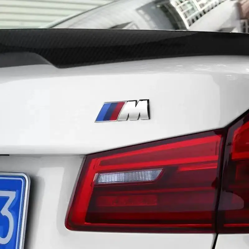 ABS BMW M 배지 스티커 바디 트렁크 장식 액세서리, BMW M X1 X2 X3 X4 X5 X6 E30 E34 E39 E36 E46 E60 E62 E90 E91 E92