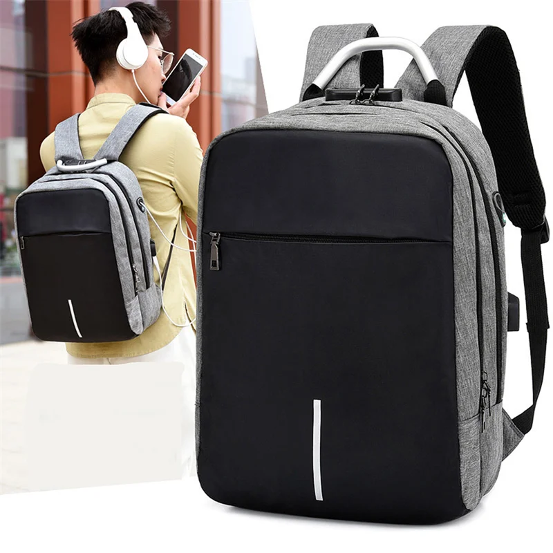 Men's Waterproof Backpack Travel Sports Charging Backpack Business Computer Backpack image_2