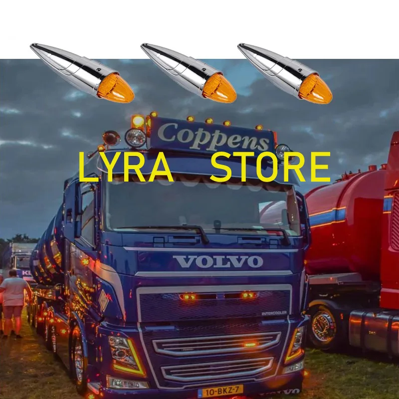 1 Pz 24V 17Led Cabina Marker Roof Running Fit For Benz Volvo Scania Trucks Top Light