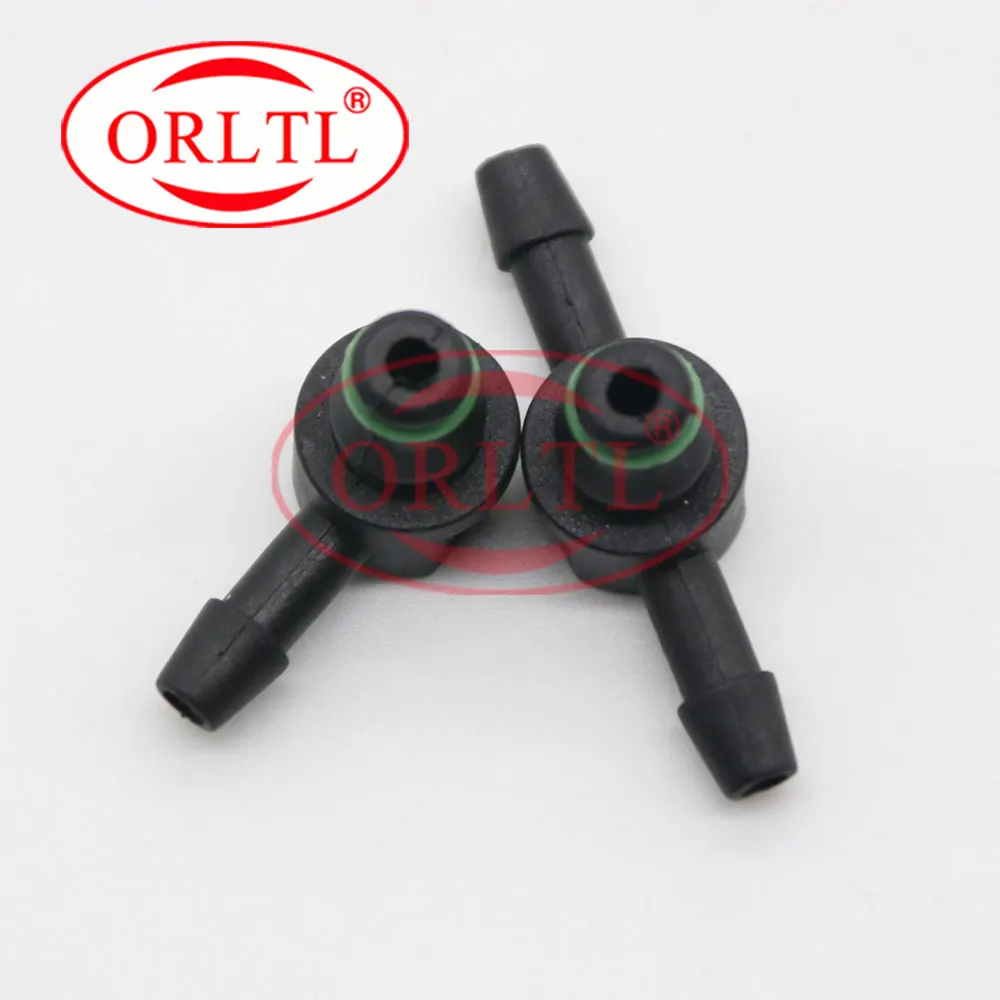 L/T Type Return Oil Backflow for BOSCH Series Diesel Cr Fuel Injector Plastic 3 Two-way Joint Pipe 10pcs/LOT