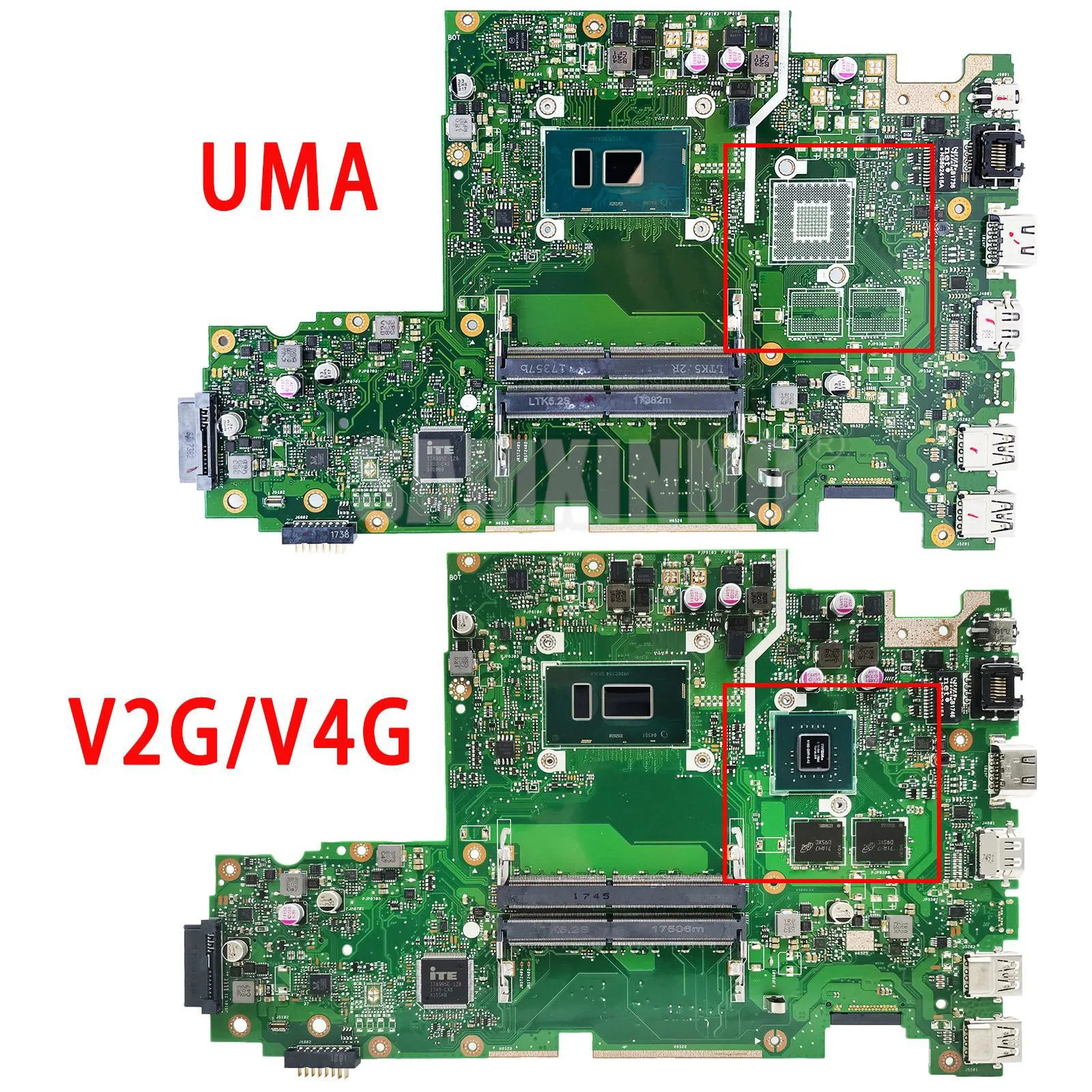 X542UF płyta główna ASUS X542UR X542UQ X542UN A580U Laptop płyta główna notebook I3-7100U CPU GT940MX-2G oryginalny Test