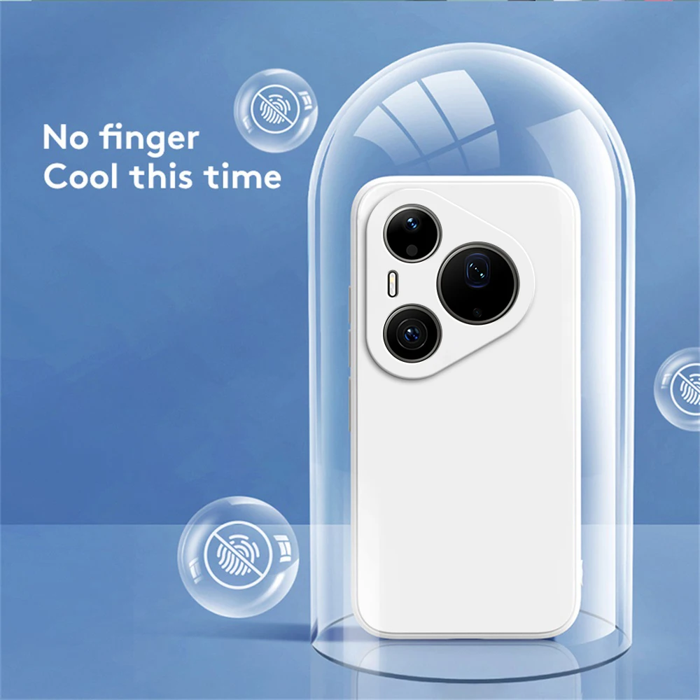Premium Shockproof Liquid Silicone Phone Case - Soft Square Back Cover