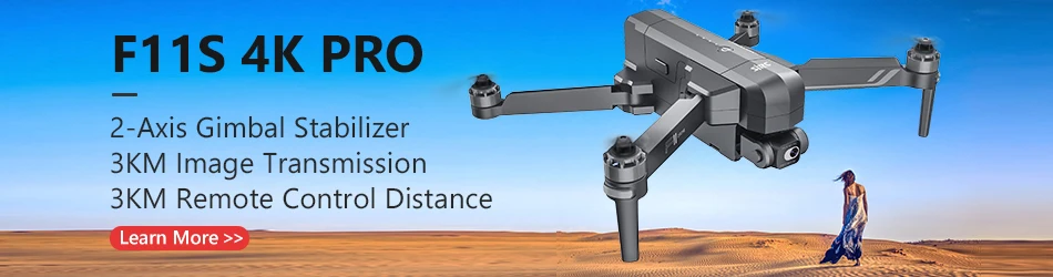 K80 Max Drone, F11S 4K PRO 2-Axis Gimbal Stabilizer 3KM Image