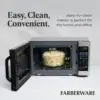 Countertop Microwave 700 Watts, 0.7 Cu. Ft. - Microwave Oven With LED Lighting and Child Lock - Perfect for Apartment 5