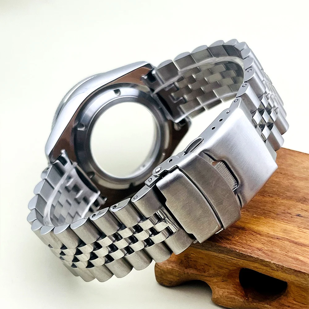 Enhanced Watch Case and Strap Kit with Crown at 3.0 - Includes Bracelet Set