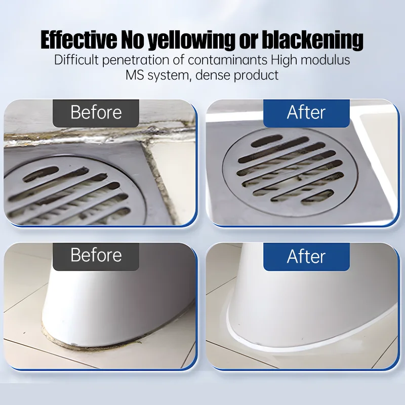 60ml Plastic Steel Mud Super Strong Waterproof Glue Household Mildew Proof Caulk Sealant Quick Drying Toilet Seat Caulk Glue