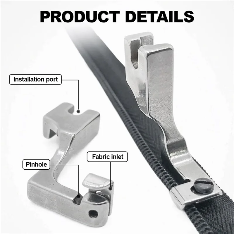 Hot Selling-Adjustable Invisible Zipper Guide Presser Foot For Sewing Machine, New Zipper Foot For Sewing Machine Accessori