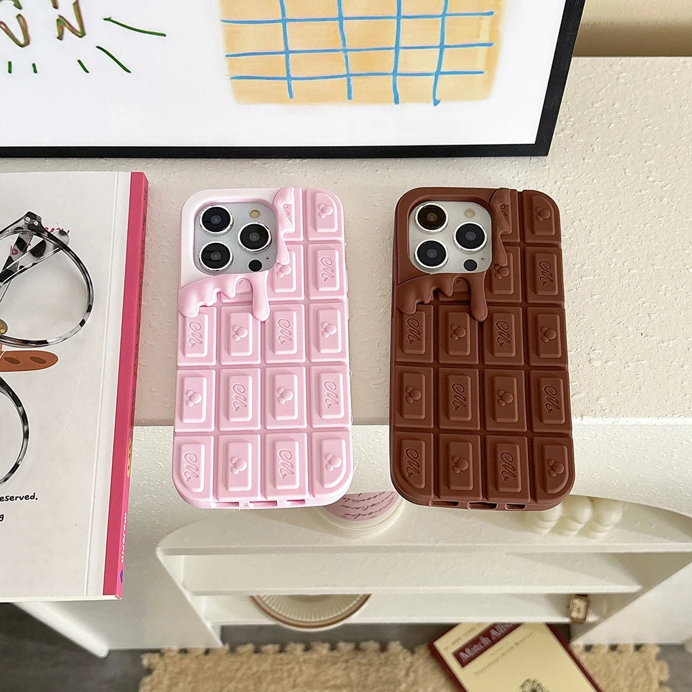 Cartoon Maus Schokolade Eis Fall Weiche Silikon Abdeckung Für iphone 17 Air 16 15 14 13 12 Pro Max 6 6S 7 8 Plus 5 5S 4 4S SE