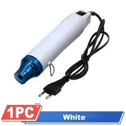 High-Performance Electric Heat Gun for DIY Crafts and Shrink Tubing (White)