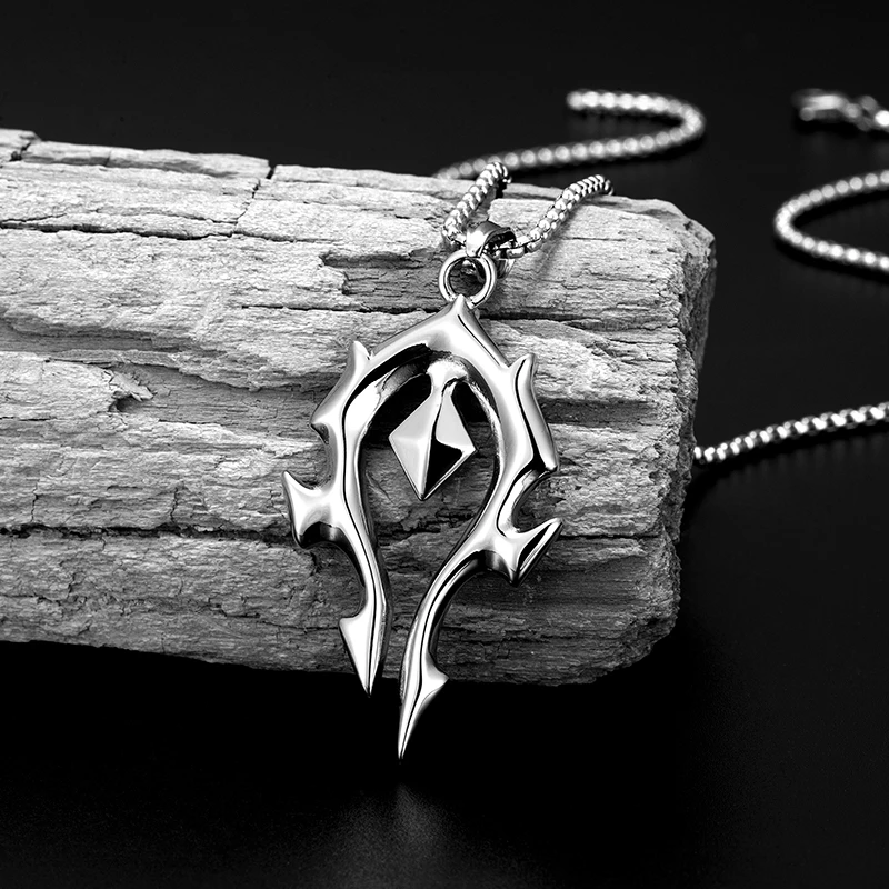 Trend Street Hearthstone Legend Pendant Necklace stainless Steel