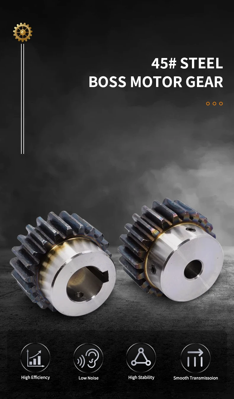 1/2/4PCS Konvex Getriebe 3M 14T/15T/16T/18T/20T Gerade Ritzel Getriebe Mit Schritt Innen Loch 12/14/16/18/20/30mm CNC Übertragung Getriebe – Detail 1