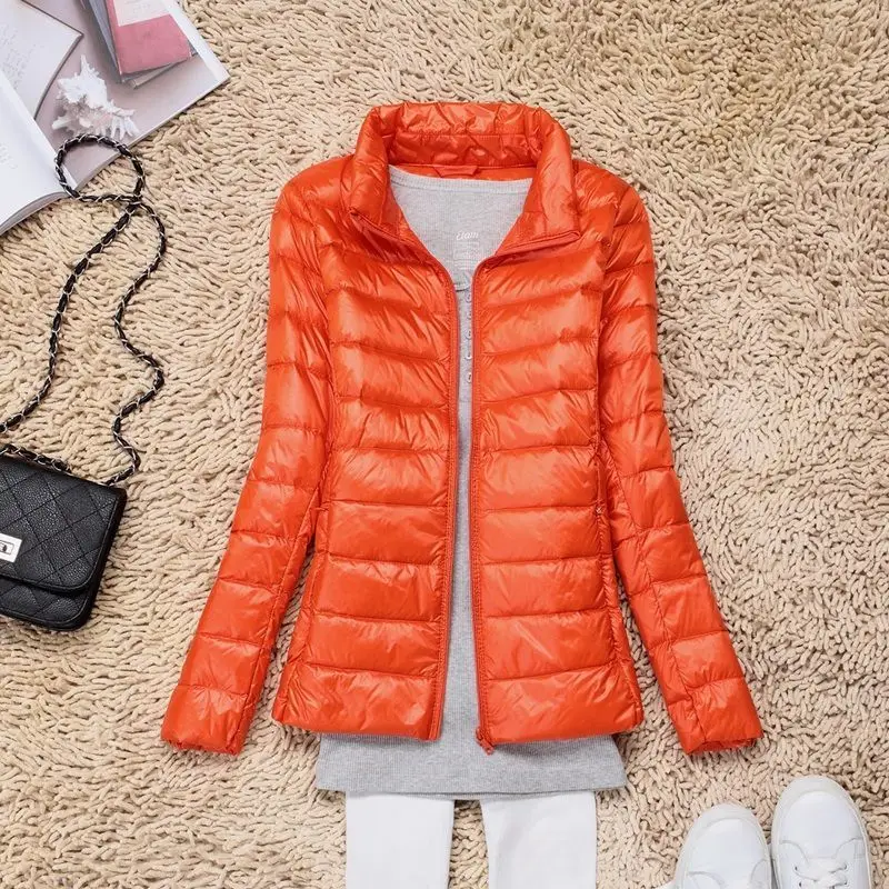 Light and thin cotton-padded coat cotton-padded jacket women's short slim-fit women's small cotton-padded jacket